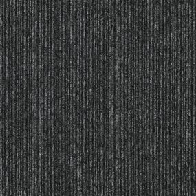 Kobercový štvorec Sonar Lines 4178 čierny - 50x50 cm