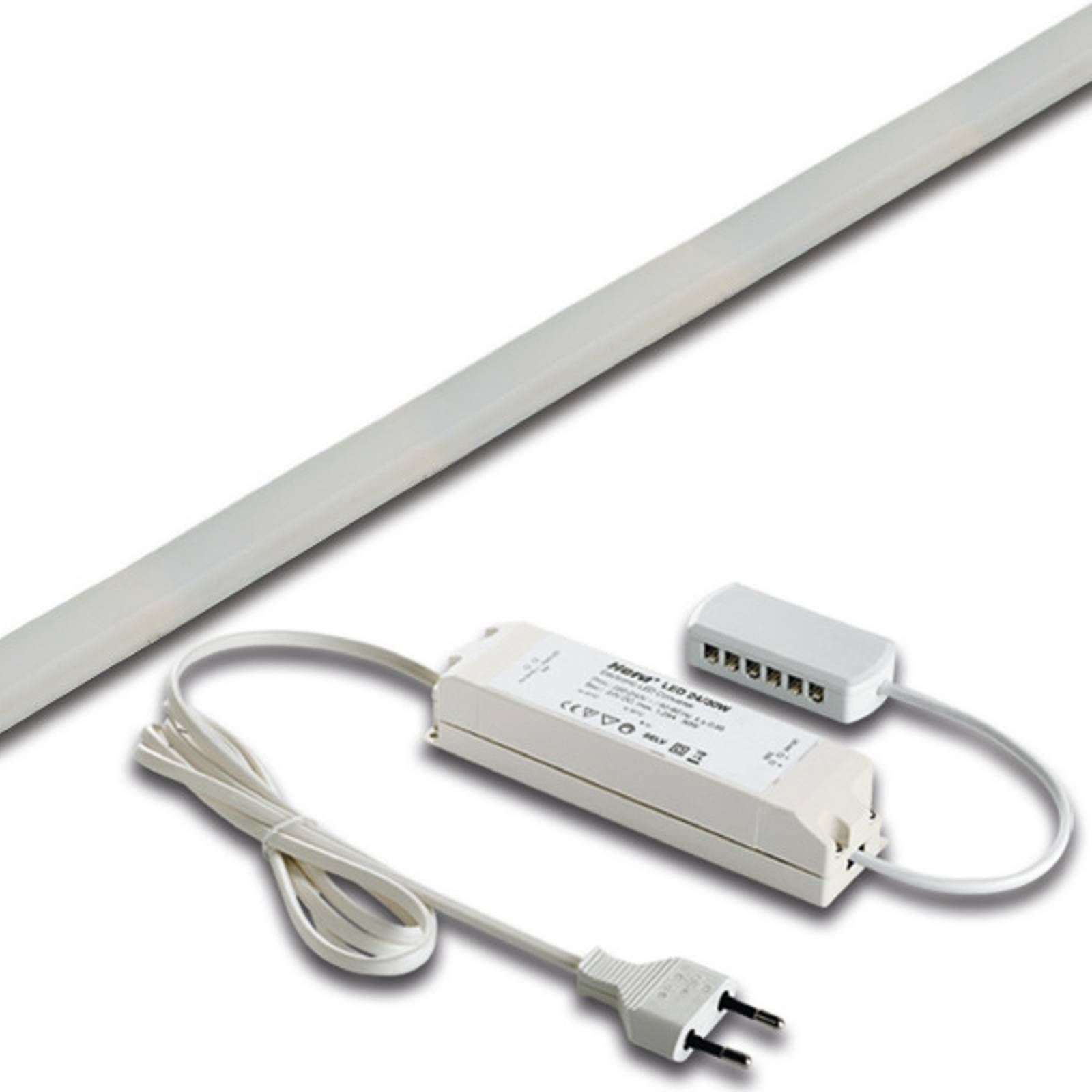 Hera LED pásik Basic-Tape F, IP54, 3 000K, dĺžka 260 cm, Obývacia izba / jedáleň, plast, 22.5W, Energialuokka: F, P: 260 cm, L: 1 cm, K: 1cm