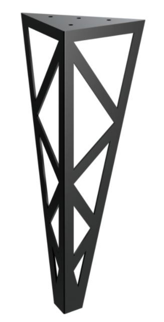 RMP Stolová noha Hermes 40 cm čierna NOHA017/40