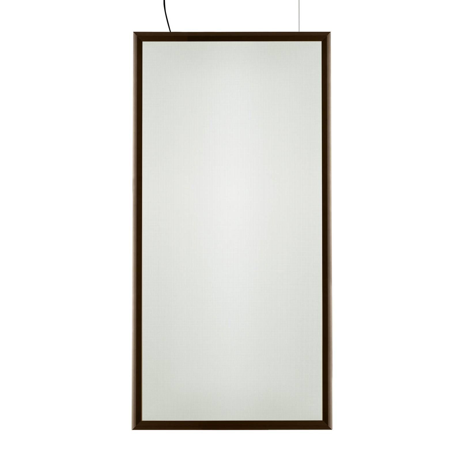 Artemide Discovery Rectangular DALI bronz 3 000 K, Obývacia izba / jedáleň, technopolymér, hliník, 52W, P: 73.5 cm, L: 1.7 cm, K: 147cm