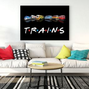 Obraz Trains (Rozměr obrazu: 120x80)
