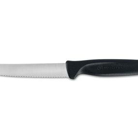 Wüsthof Univerzálny nôž WÜSTHOF 10cm vrúbkované ostrie, čierny