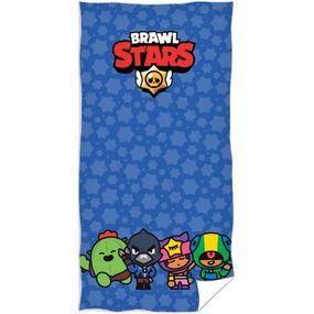 Carbotex · Plážová osuška Brawl Stars - motív Brawleri - 100% bavlna s gramážou 300 gr./m² - 70 x 140 cm