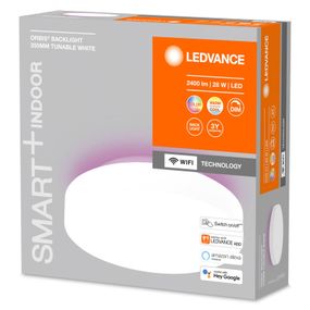 LEDVANCE SMART+ WiFi Orbis Backlight biela Ø 35 cm, Chodba, oceľ, polykarbonát, 28W, K: 9cm