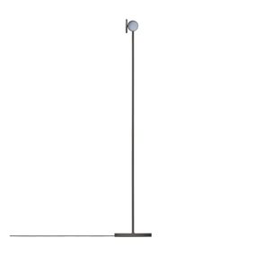 Sivá stojacia lampa Blomus Warm, výška 130 cm