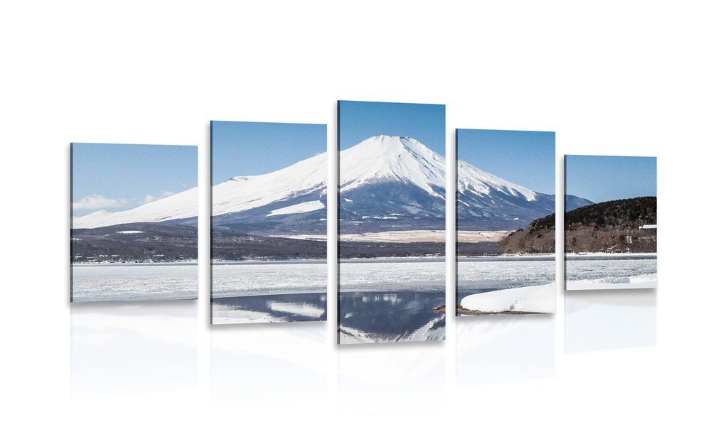5-dielny obraz japonská hora Fuji