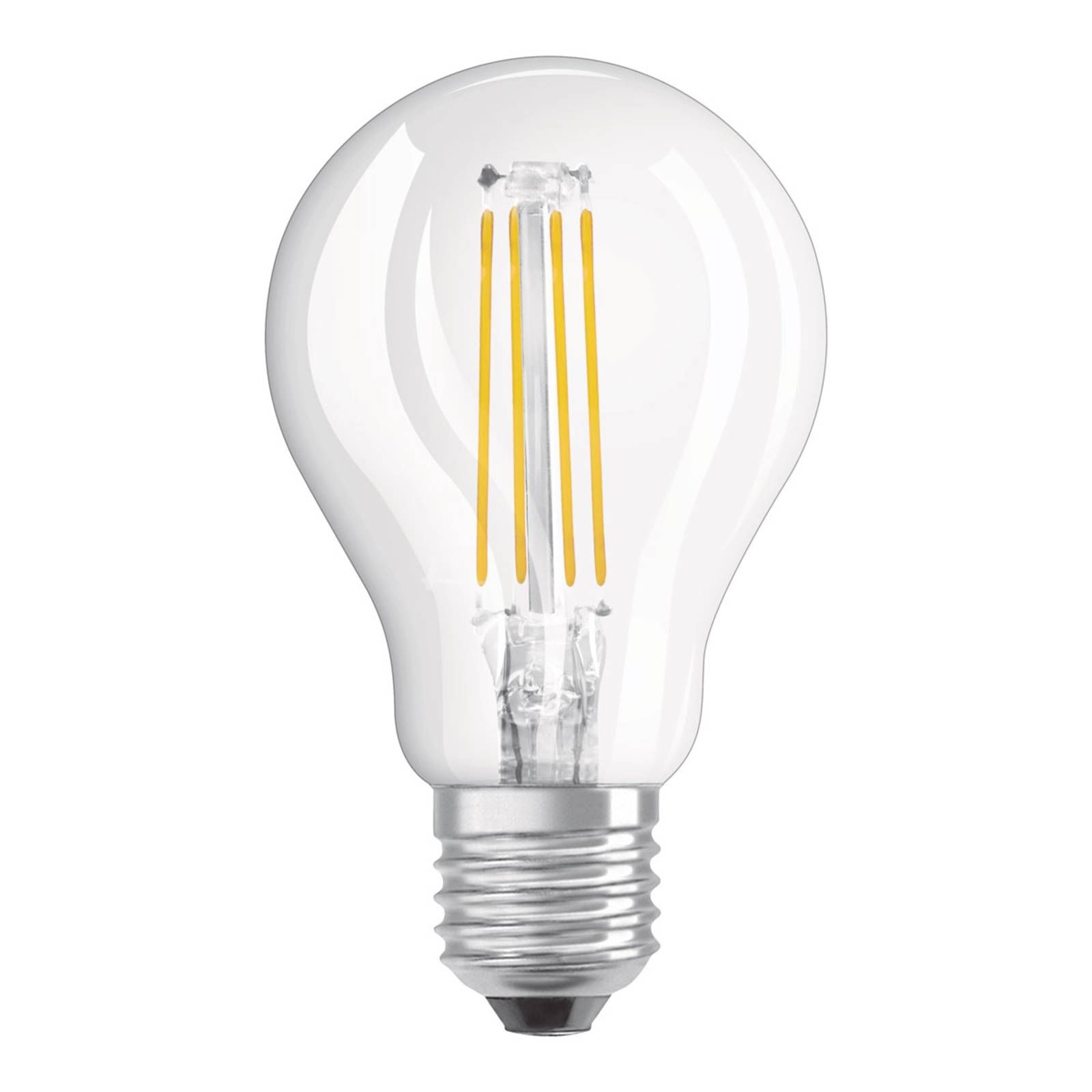 OSRAM kvapková LED E27 Superstar 4, 8W číra 4 000, E27, 4.8W, Energialuokka: F, P: 7.7 cm