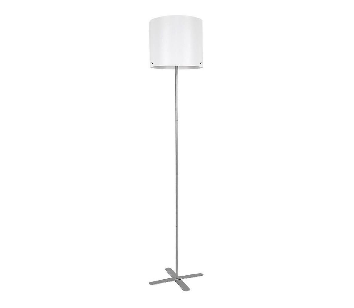 Rabalux 74012 - Stojacia lampa IZANDER 1xE27/40W/230V biela/strieborná