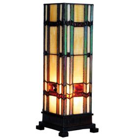 Stolná lampa Tiffany - 12.5*35 cm 1x E14 / Max 40W