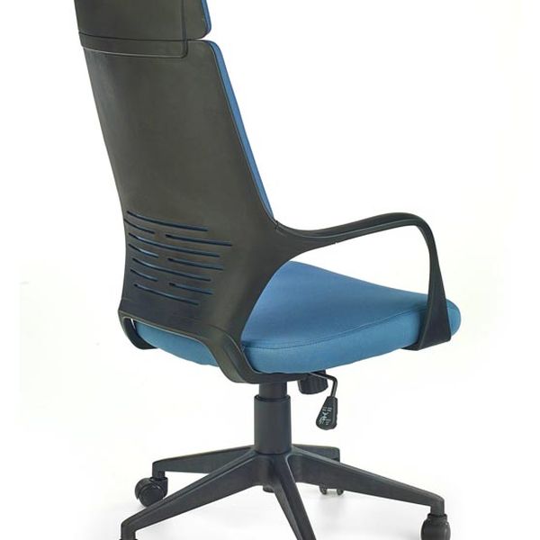Halmar VOYAGER kancelárska stolička čierna / modrá
