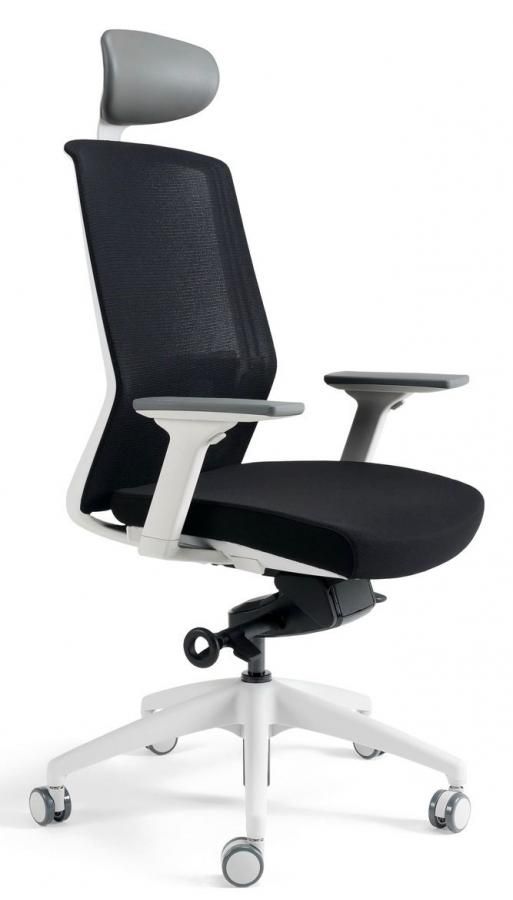 bestuhl -  BESTUHL Kancelárska stolička J17 WHITE SP čierna