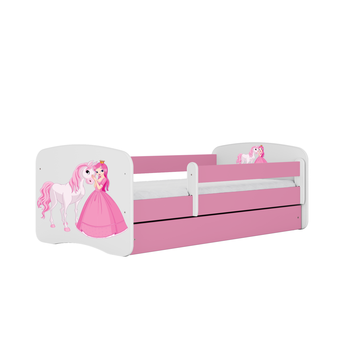 Detská posteľ Babydreams Princezná a poník ružová