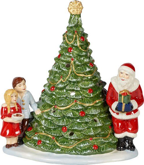 Villeroy & Boch Christmas Toys svietnik, Santa Claus pri stromčeku, 23 cm 14-8327-6641