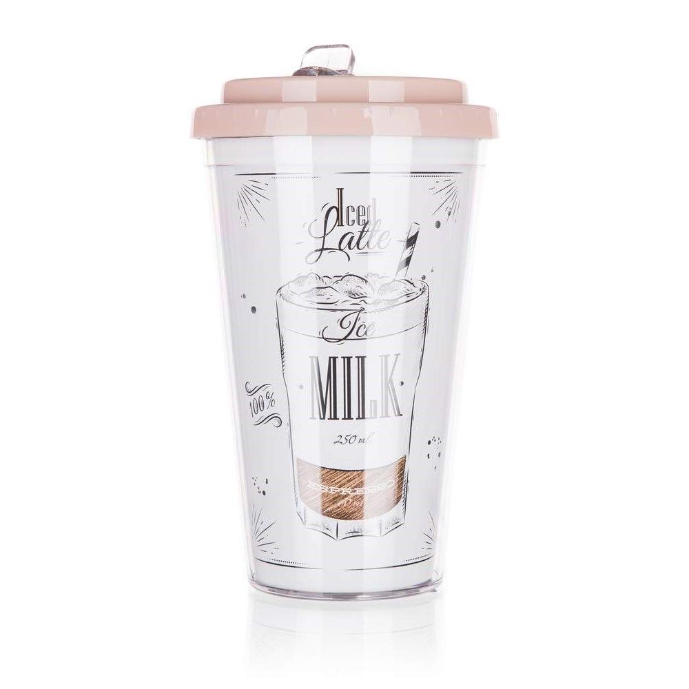 BANQUET Hrnek cestovní dvoustěnný COFFEE 500 ml, Iced latte