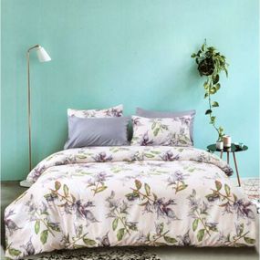 DomTextilu Obojstranné posteľné obliečky s prírodným motívom 4 časti: 1ks 160 cmx200 + 2ks 70 cmx80 + plachta Biela 140x200 cm 28712-157698