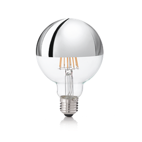 Ideal Lux 135526 LED žiarovka E27 Filament G95 9W/520lm 3000K chróm, globe