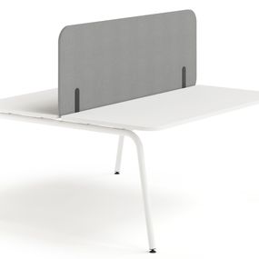NARBUTAS - Akustický paraván ROUND PET pre stoly s posuvnou doskou - výška 60 cm