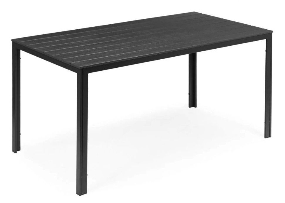 DomTextilu Veľký záhradný stôl v sivej farbe 67083