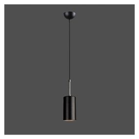 Čierne závesné svietidlo Squid Lighting Geo, výška 124 cm