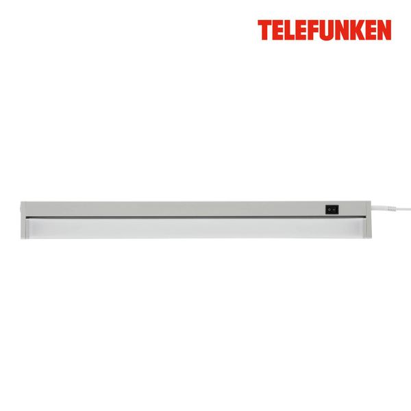 Telefunken Podhľadové LED svietidlá Hestia 4000K 1000lm titán, Kuchyňa, plast, 8.5W, P: 55 cm, L: 6.1 cm, K: 2.4cm