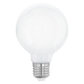 EGLO 110038 LED celosklenená žiarovka E27 G80 Globe 7W/60W 806lm 2700K biela