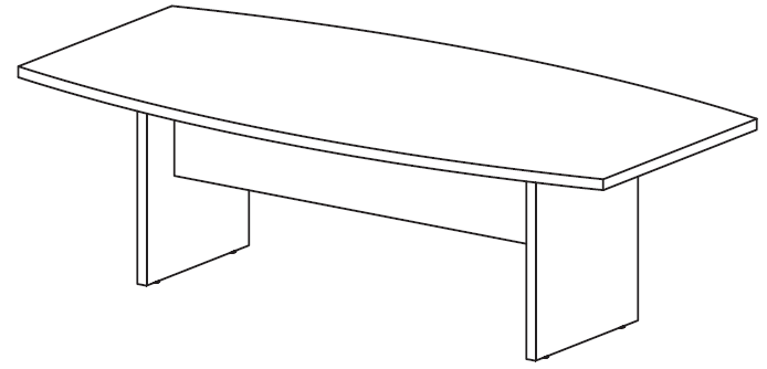 FREZZA - Rokovací stôl ASSET 240x120 cm