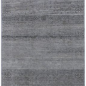 Diamond Carpets koberce Ručne viazaný kusový koberec Diamond DC-MAMLOOK jeans blue / black - 180x275 cm