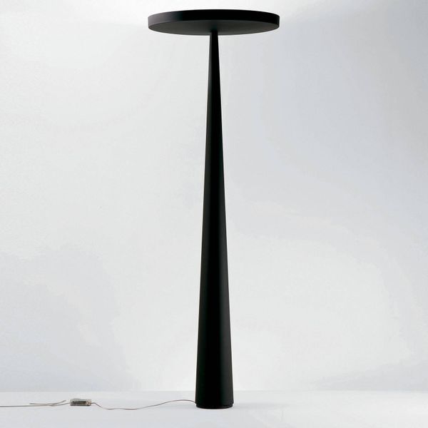 Prandina Equilibre Halo F3 stojaca lampa čierna, Obývacia izba / jedáleň, hliník, polyetylén, R7s 117.6 mm, 150W, K: 202cm