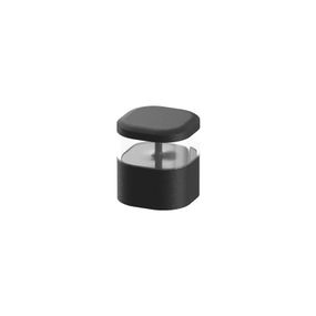FLOS Pointbreak Balisage 1, 2 700 K čierna 8 cm, hliník, polykarbonát, 5.6W, P: 8.1 cm, L: 8.1 cm, K: 8cm