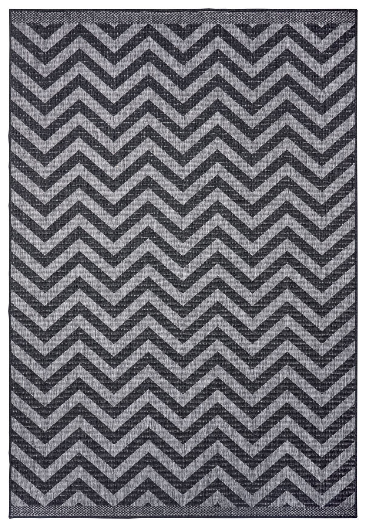 NORTHRUGS - Hanse Home koberce Kusový koberec Twin Supreme 105472 Palma Night Silver - 80x250 cm