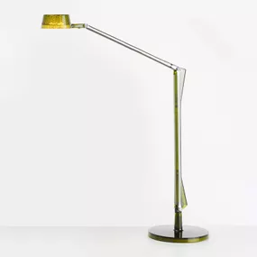 Kartell Aledin Dec – stolná LED lampa, zelená, Obývacia izba / jedáleň, polykarbonát, hliník, 5.6W, K: 113cm