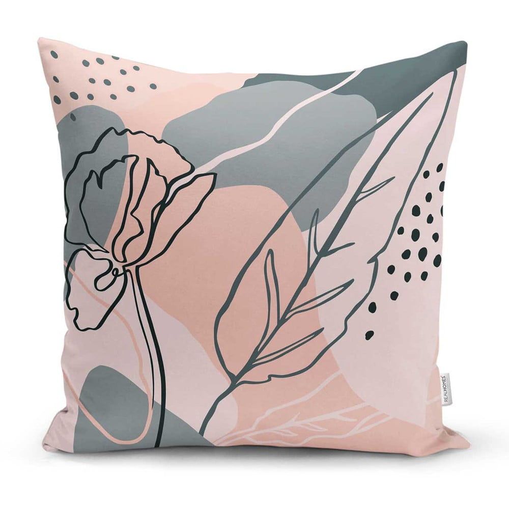 Súprava 4 dekoratívnych obliečok na vankúše Minimalist Cushion Covers Draw Art, 45 x 45 cm