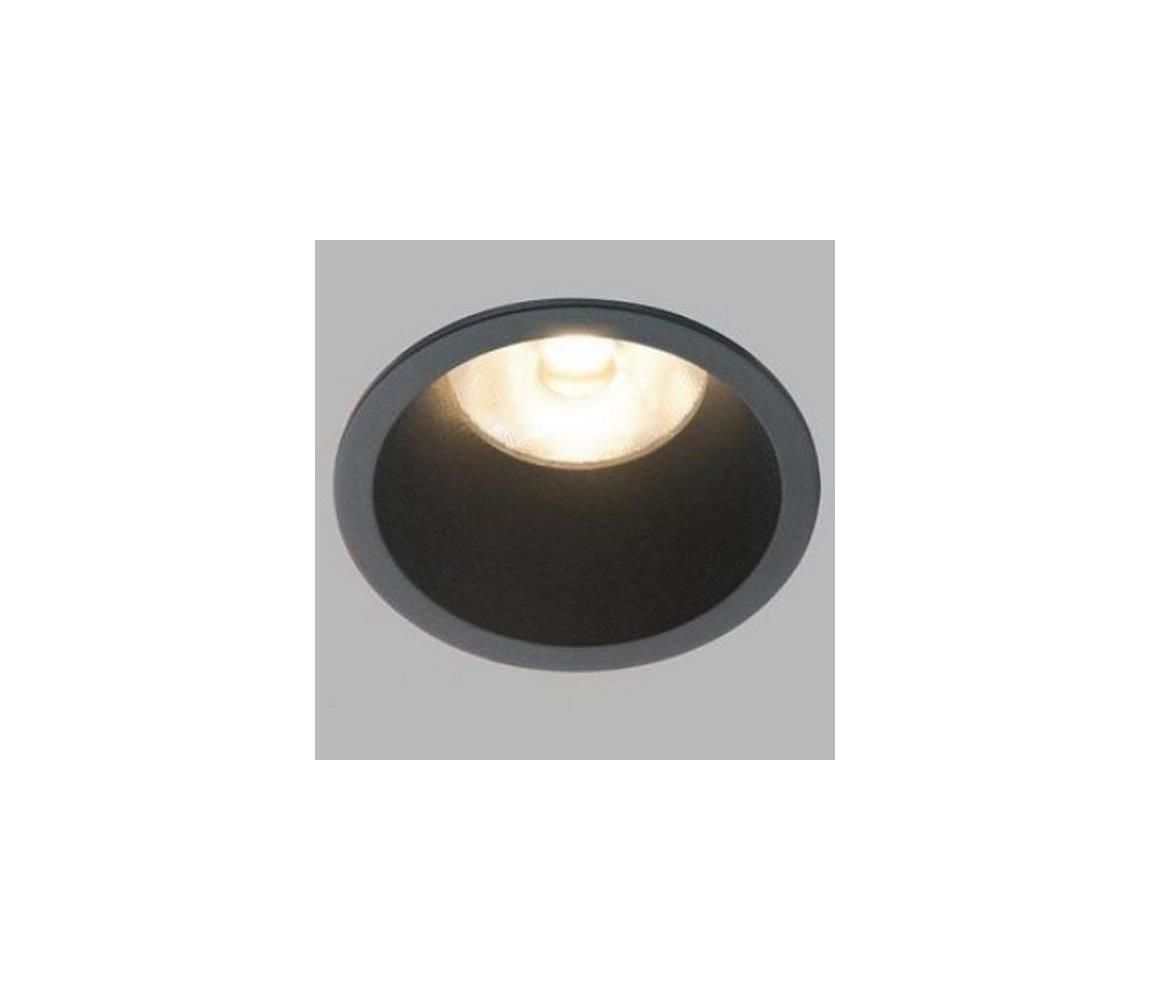 LED2 - LED Kúpeľňové podhľadové svietidlo RAY LED/10W/230V čierna IP44