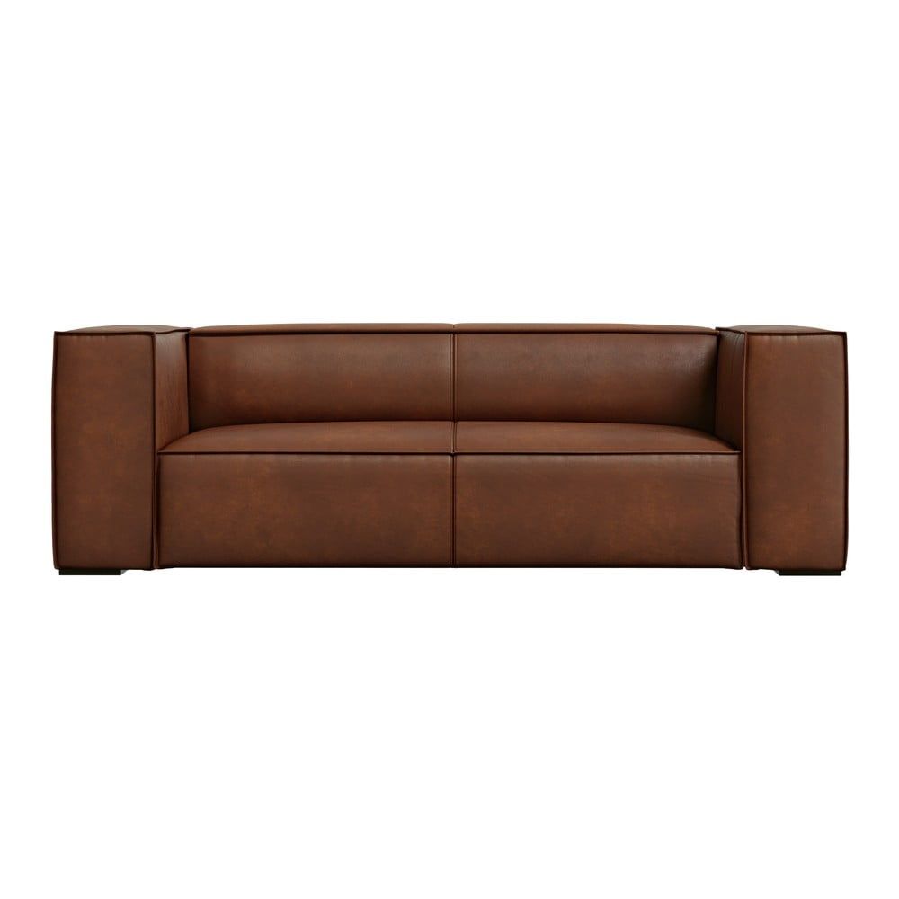 Koňakovohnedá kožená pohovka 212 cm Madame - Windsor & Co Sofas