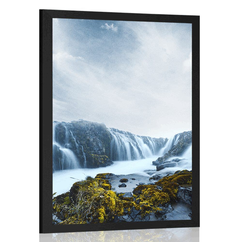 Plagát vznešené vodopády - 60x90 black