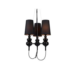 Závěsné svítidlo AZzardo Baroco 3 pendant black AZ2163 E27 3x50W IP20 45cm černé