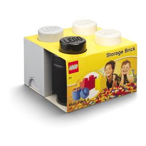 Set 3 ks plastových úložných škatúľ na LEGO®, 25 x 25,2 x 18,1 cm