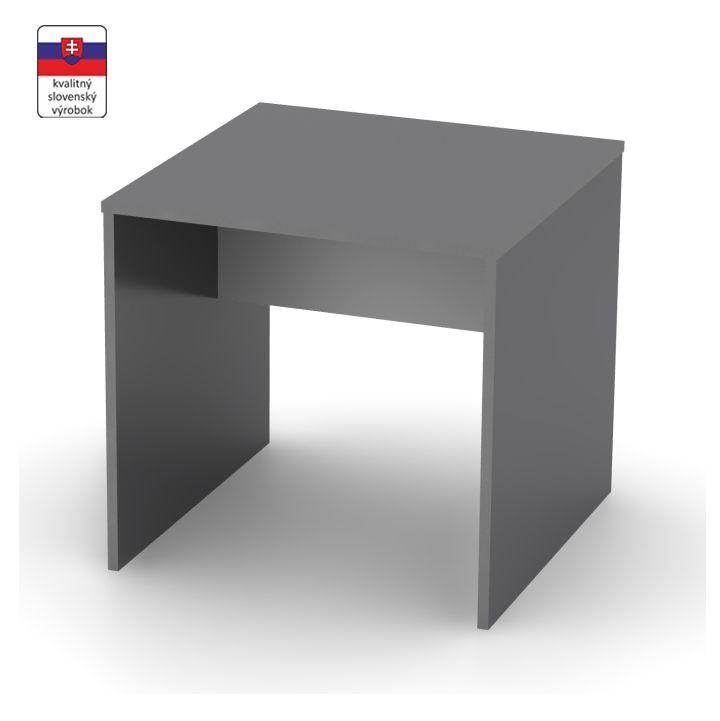 Písací stôl Rioma Typ 17 - grafit / biela