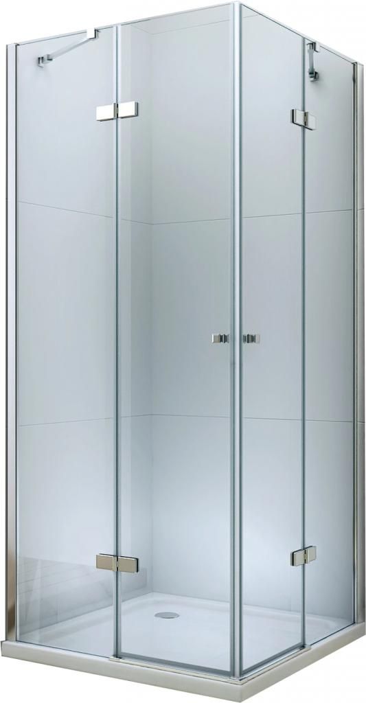 MEXEN/S - ROMA sprchovací kút 90x90 cm, transparent, chróm 854-090-090-02-00