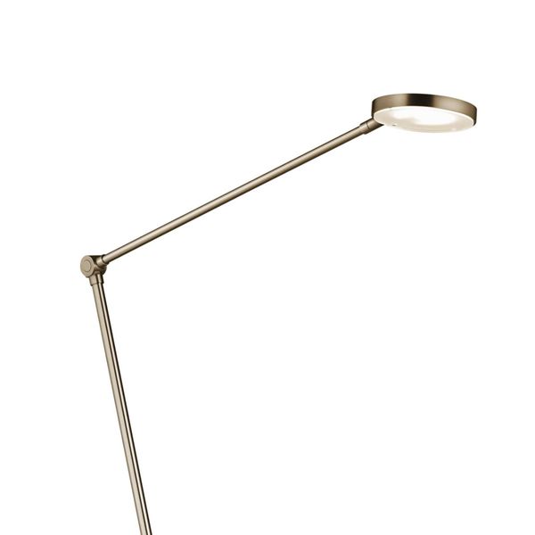 Knapstein Stojaca LED lampa Thea-S ovládanie gestom bronz, Obývacia izba / jedáleň, kov, 12.8W, K: 104cm
