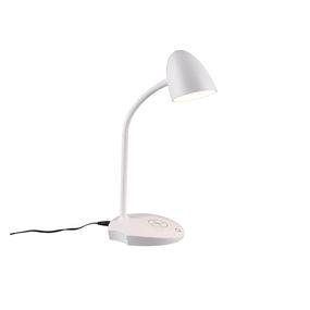 Biela LED stolová lampa (výška 38 cm) Load - Trio