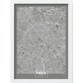 Plagát v ráme 40x55 cm Paris – Wallity