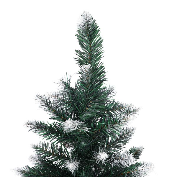 Vianočný stromček so šiškami, posnežený, 210cm, CHRISTMAS TYP 2