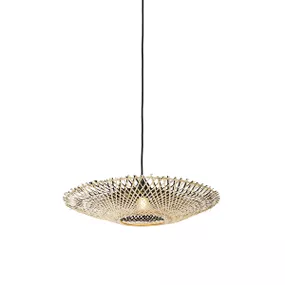 Orientálna závesná lampa ratanová 50 cm - Rina