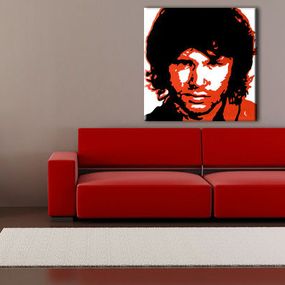 Ručne maľovaný POP Art obraz Jim Morrison