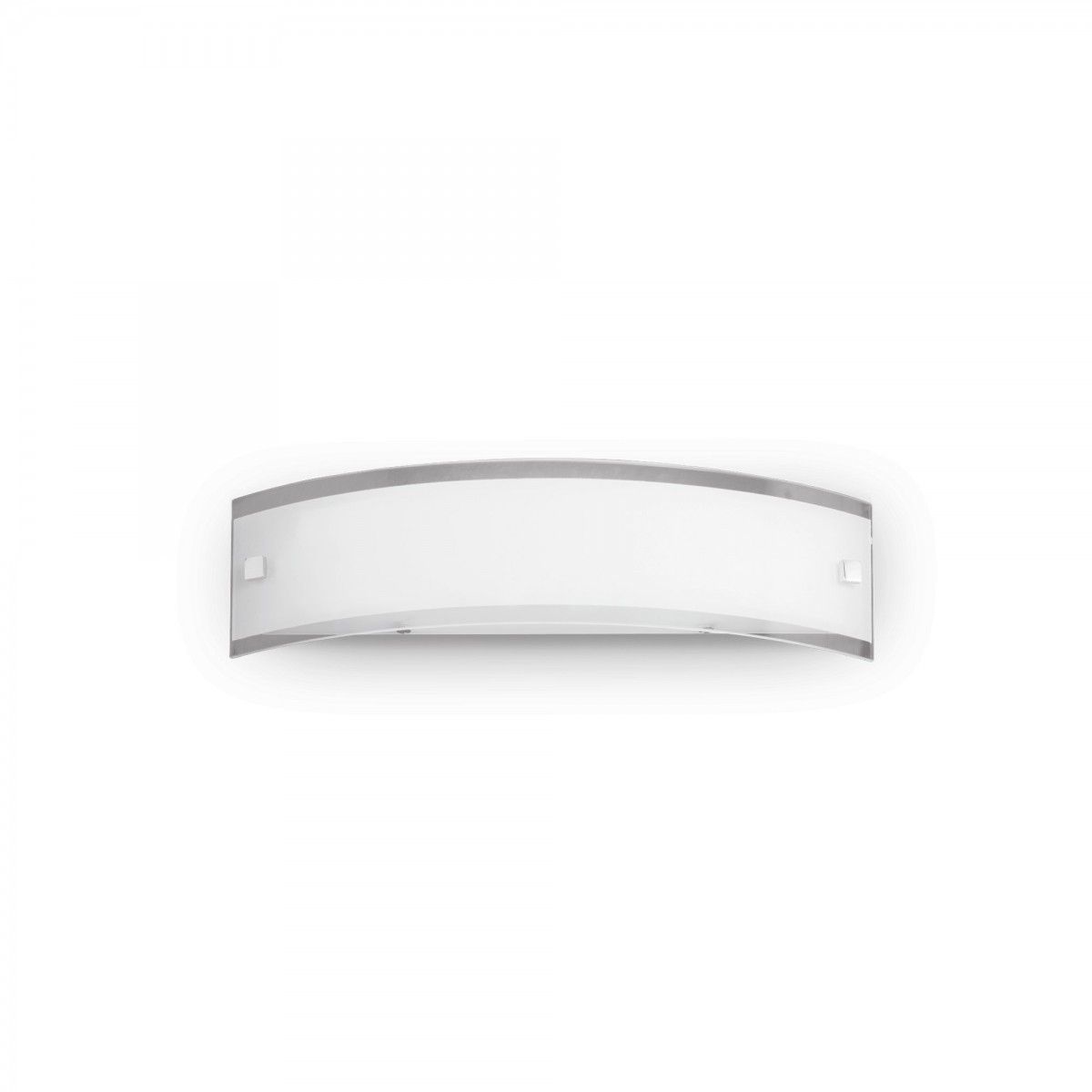 prisadené nástenné a stropné svietidlo Ideal lux DENIS 005294 - chróm / transparentná / biela