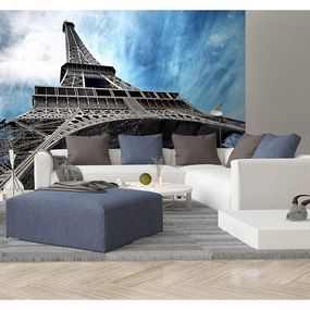 MS-5-0026 Vliesová obrazová fototapeta Eiffel Tower, veľkosť 375 x 250 cm