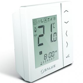 Salus VS20WRF bezdrôtový digitálny termostat biely