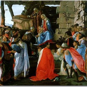 Botticelli obraz - Narodenie Ježiša zs10156