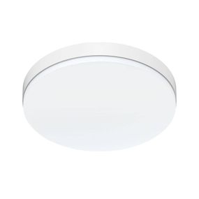 EVN Decko LED CCT 10/15/18/25W Ø 27, 5 cm biela, Obývacia izba / jedáleň, plast, 25W, K: 6.5cm